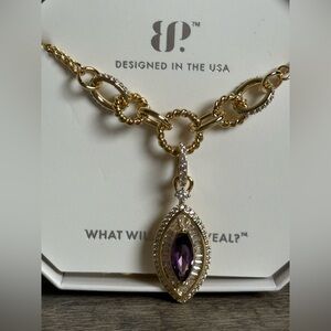 Bomb Party February 2026 Necklace “A Single Unflickering Flame” Brand New!
